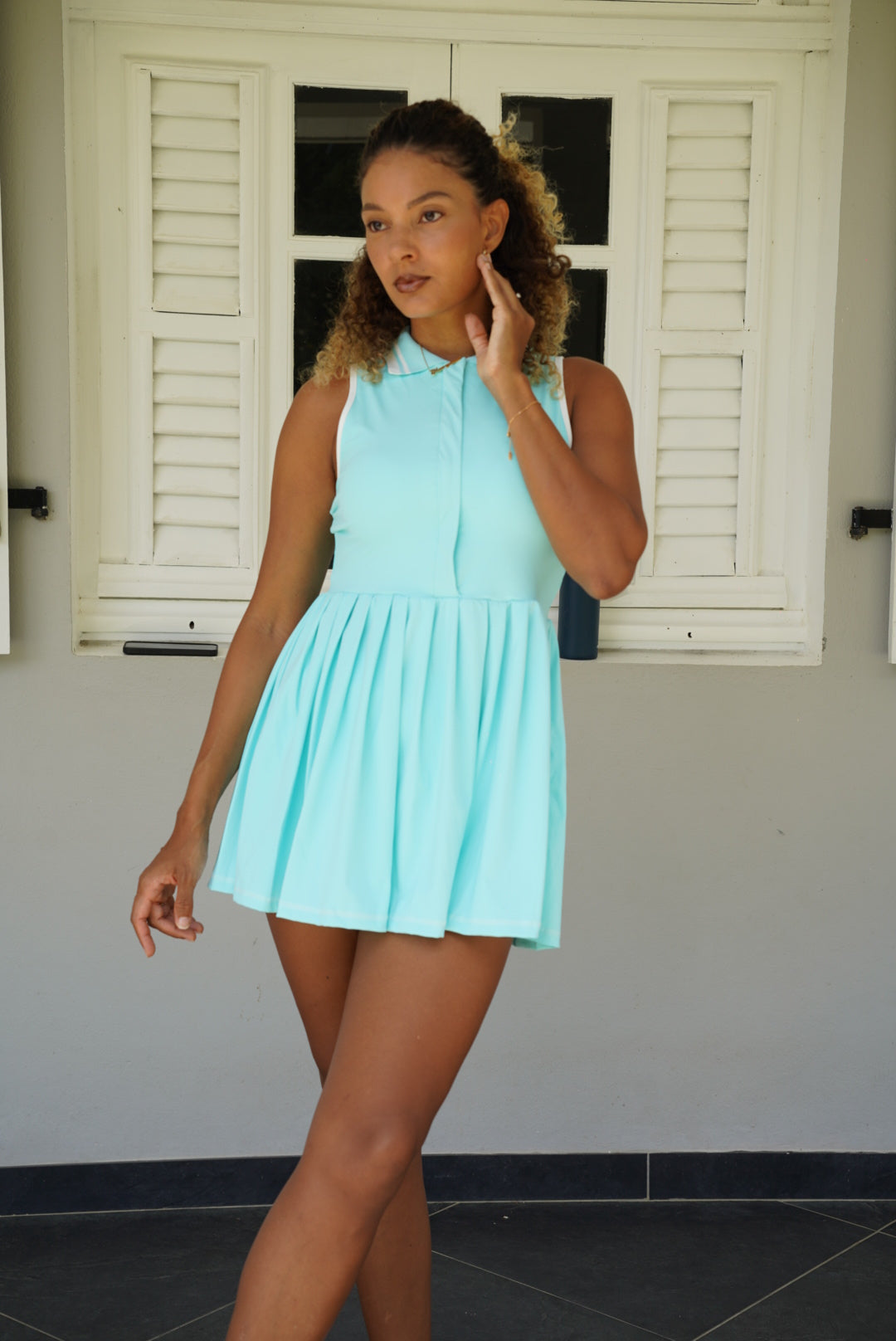 Robe de Tennis & Golf "SWING" bleu serenity