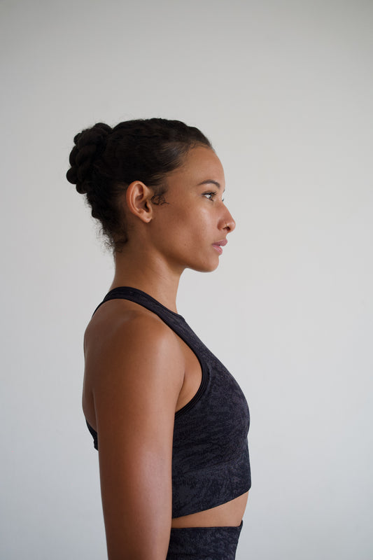 Brassière de sport "Panthere" noir