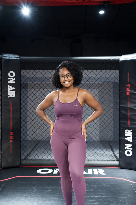 Combinaison « Saly » - prune