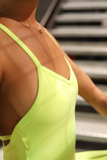 COMBINAISON LONG de sport “JAVA” jaune fluo
