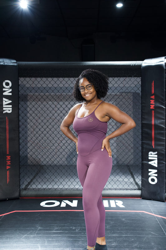 Combinaison « Saly » - prune