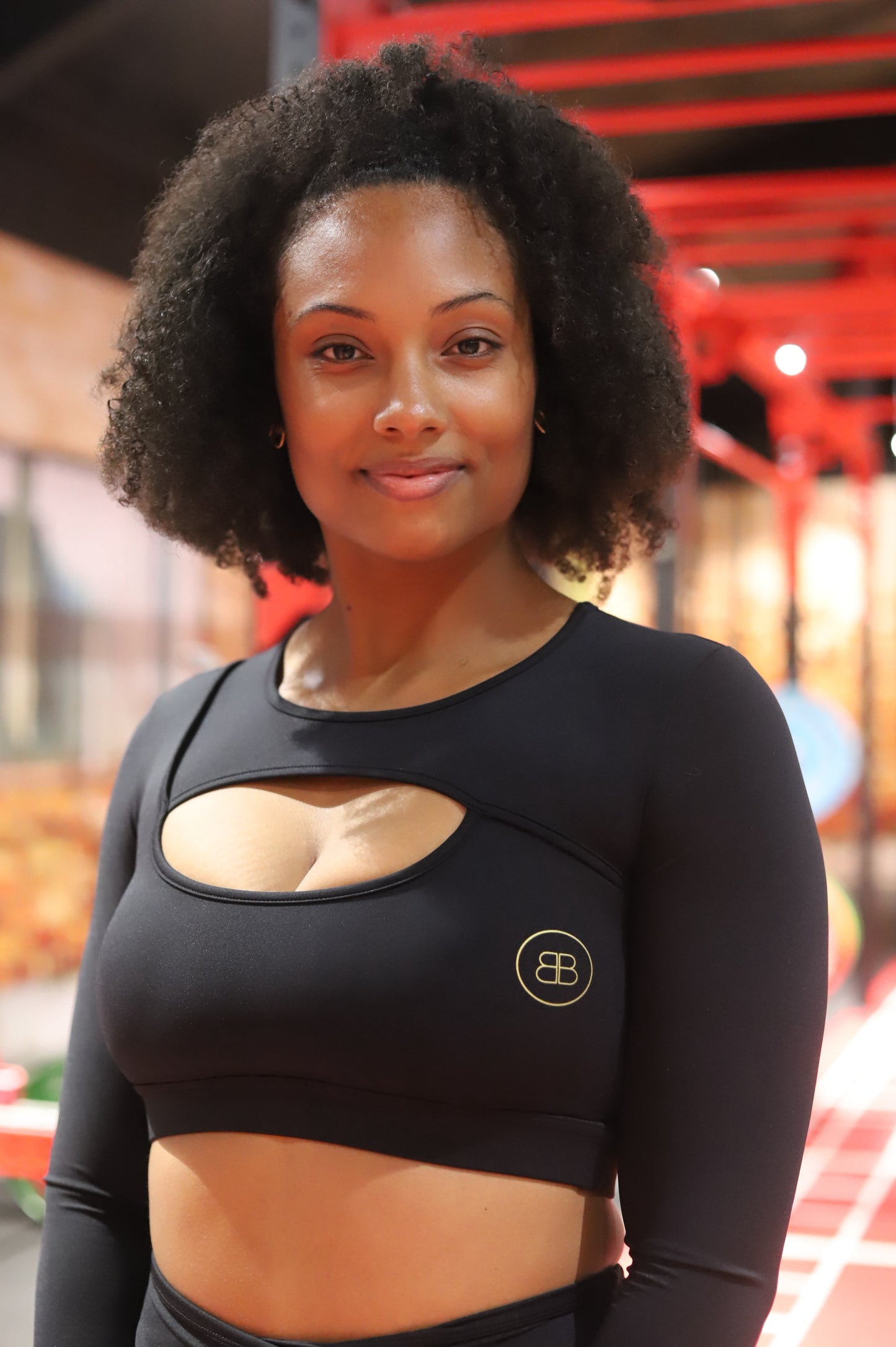 Ensemble manche longue et legging « CALI » noir