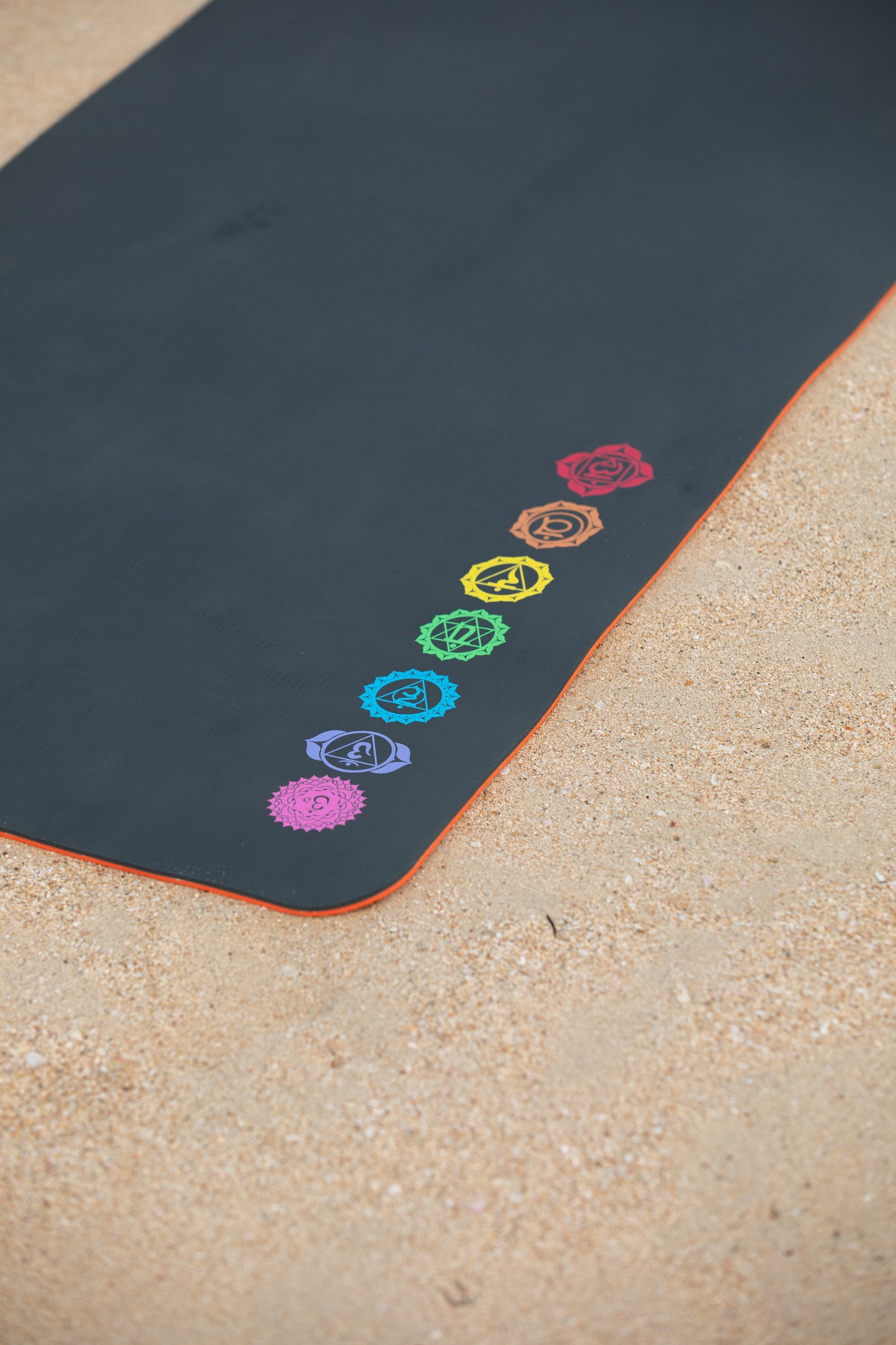 Yogamatte mit 7 Chakren