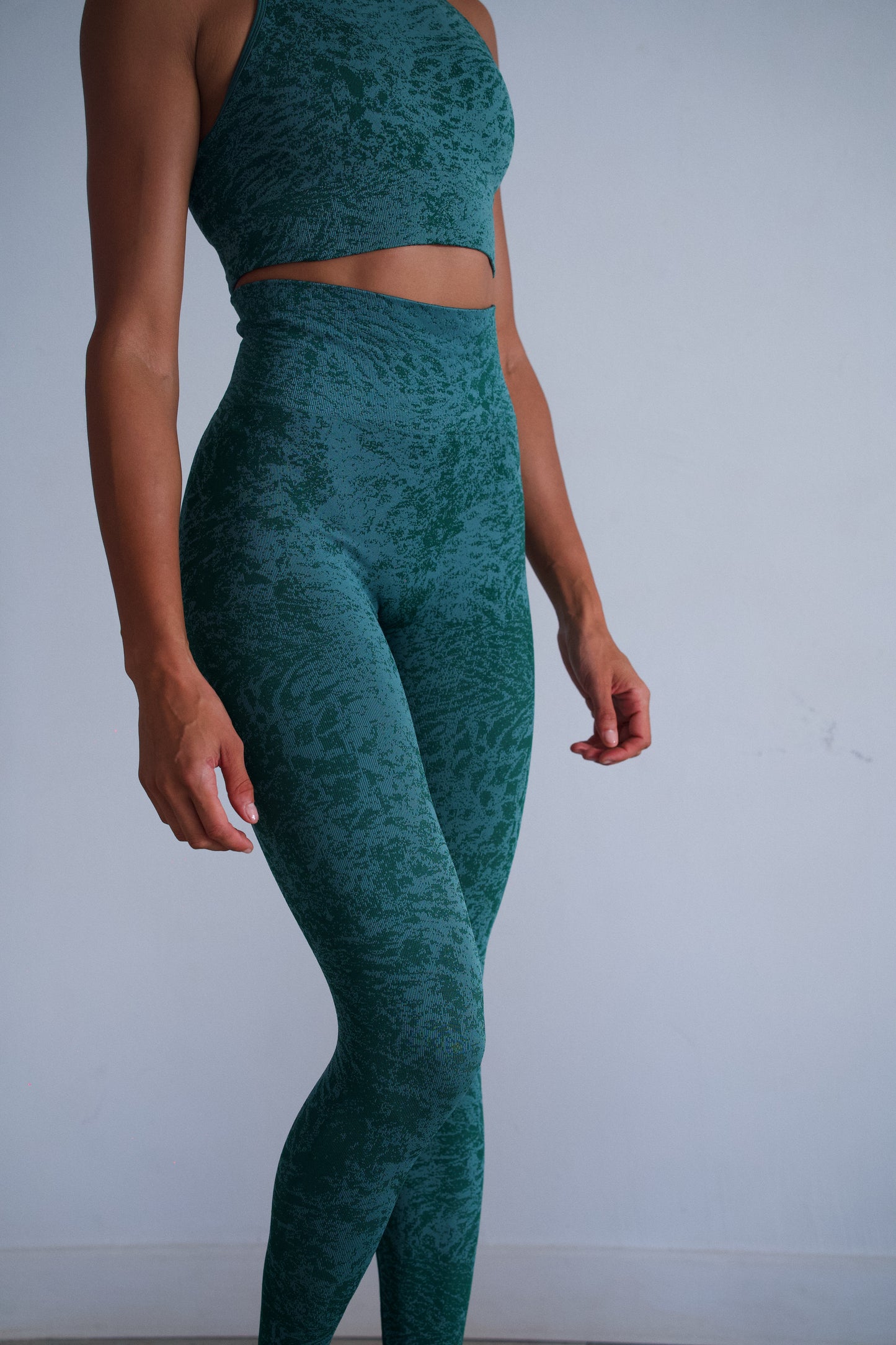 Ensemble pantalon "Panthere" vert