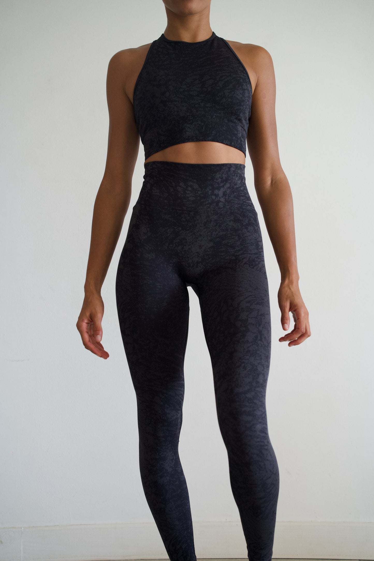 Legging pantalon "Panthere" noir