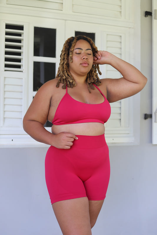 ENSEMBLE « AUSTRIA » SHORT Rose
