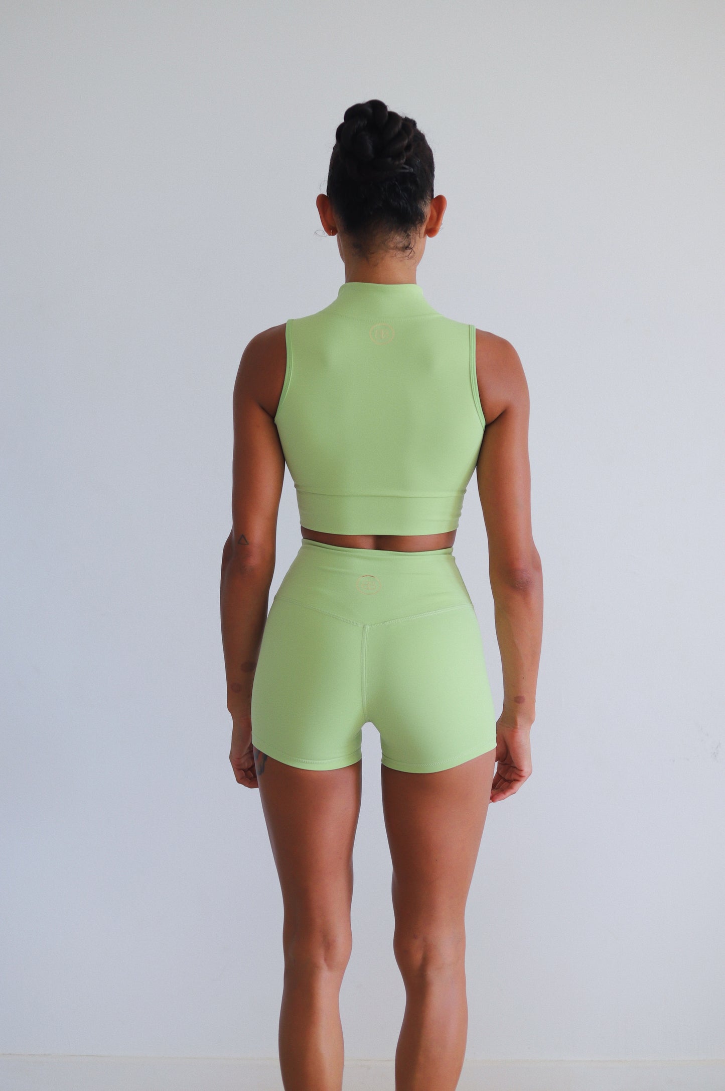 Brassière de sport zip "Royal" Vert