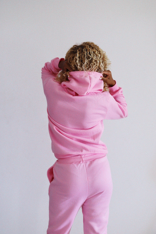 BARBARYS rosa Sweatshirt-Set