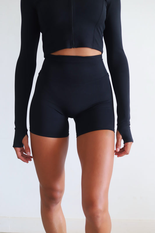 short de sport noir "Sugar"