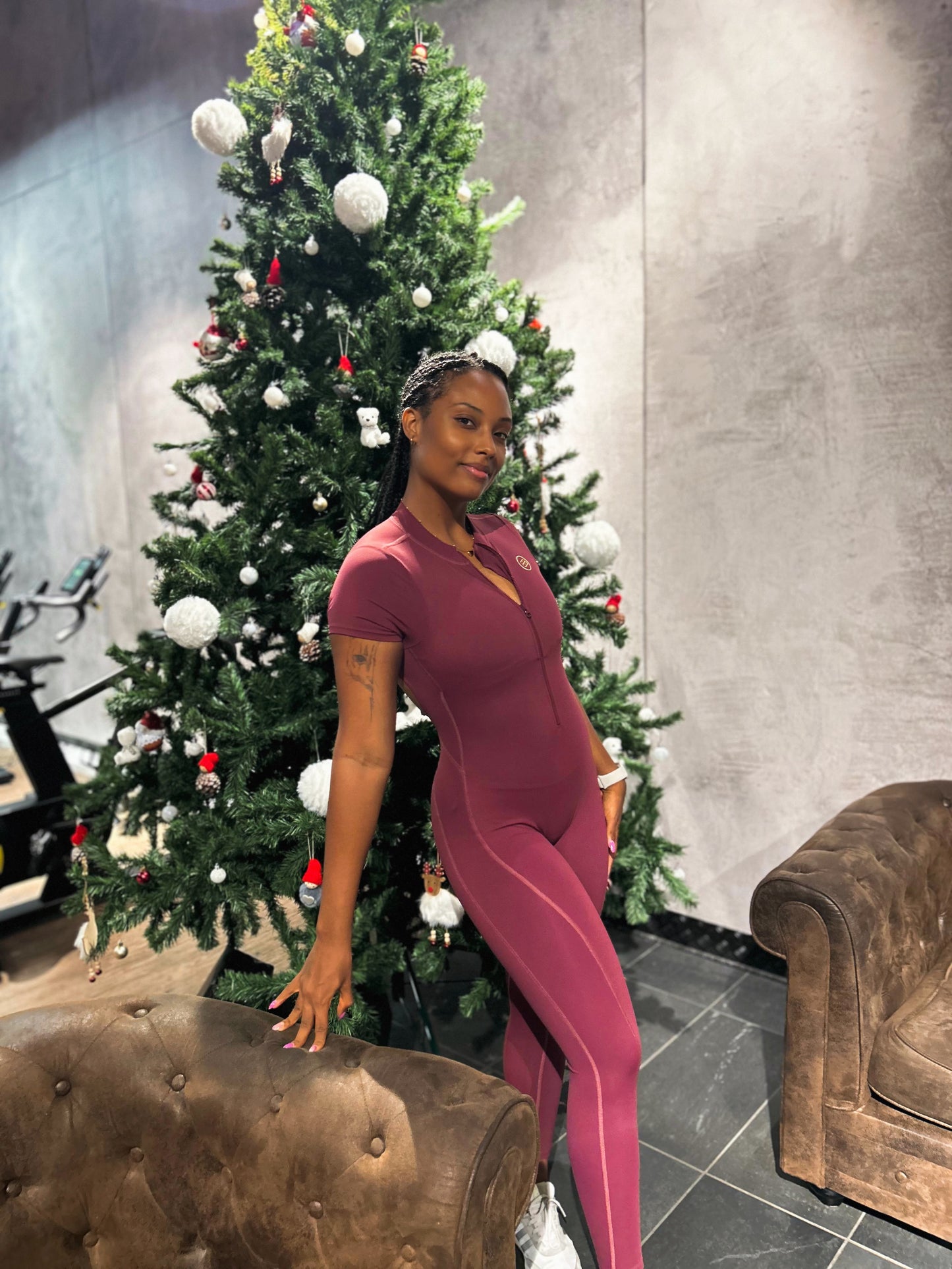 Combinaison « MAXXI » longue bordeaux