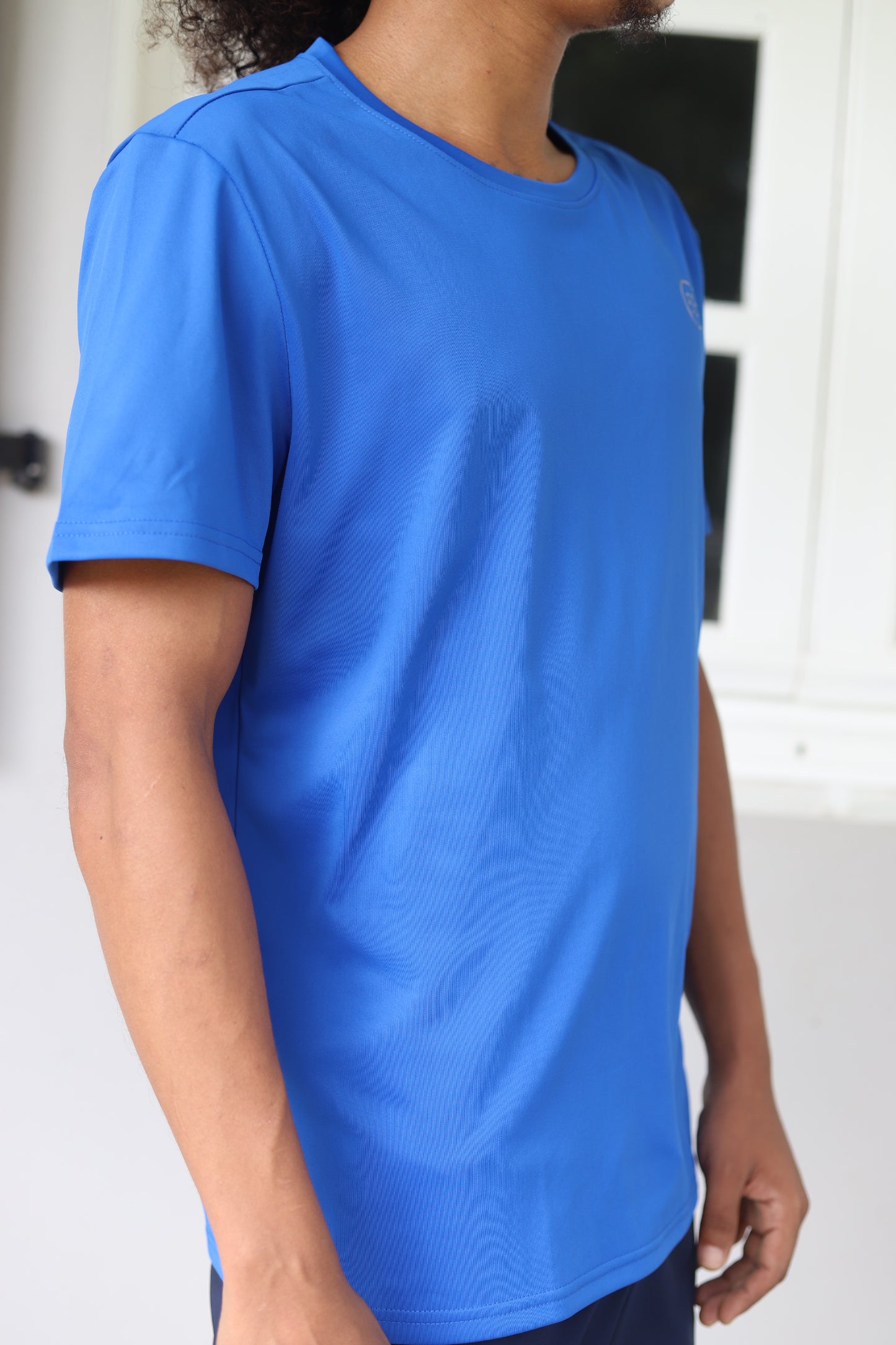 T-shirt bleu Oversize Homme