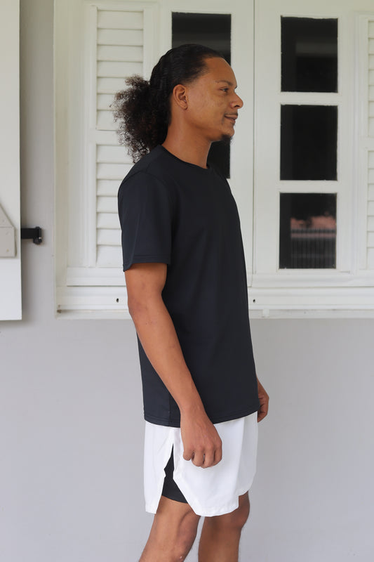 T-shirt Noir Oversize Homme