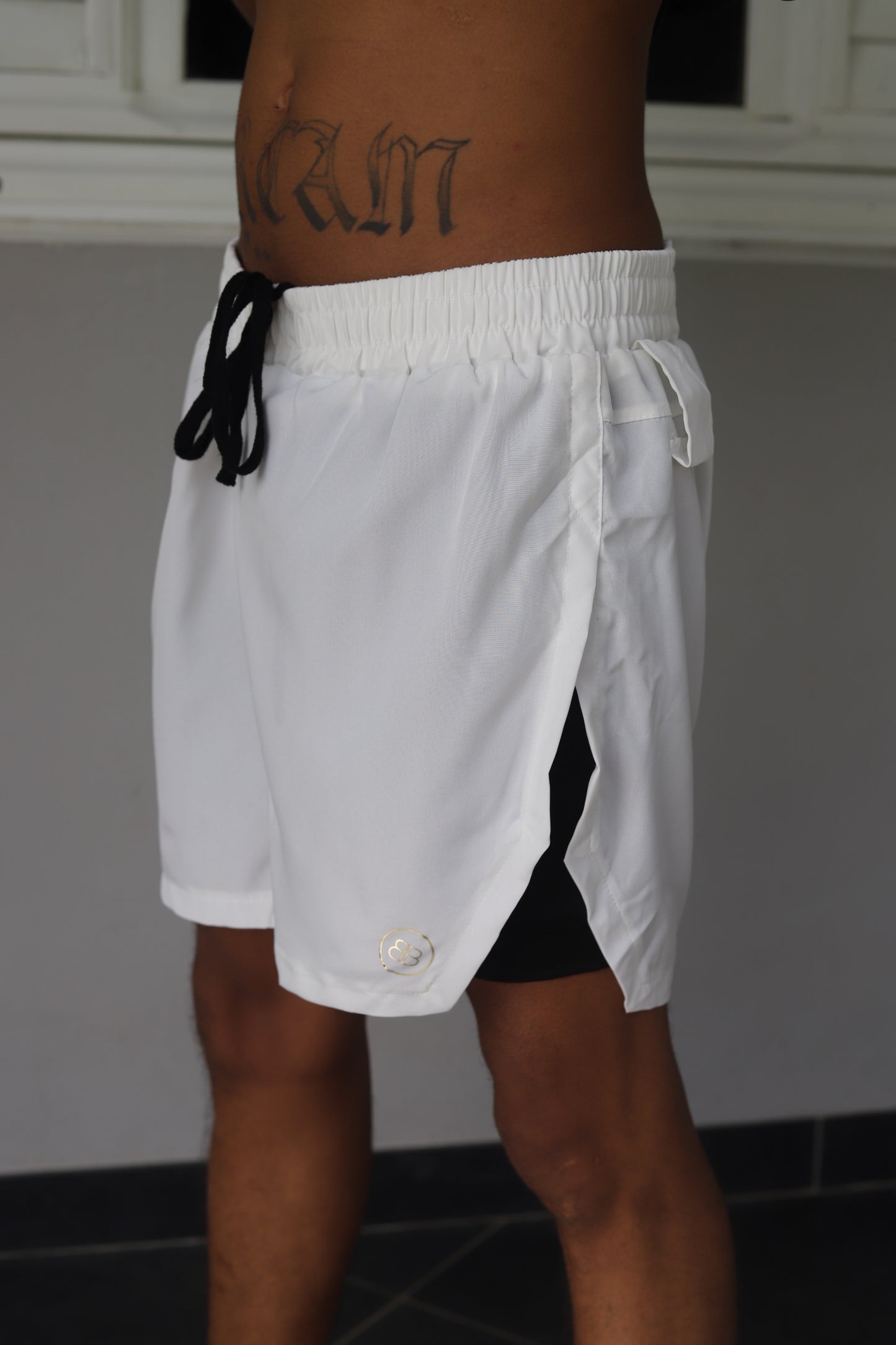 Short de Sport blanc Homme