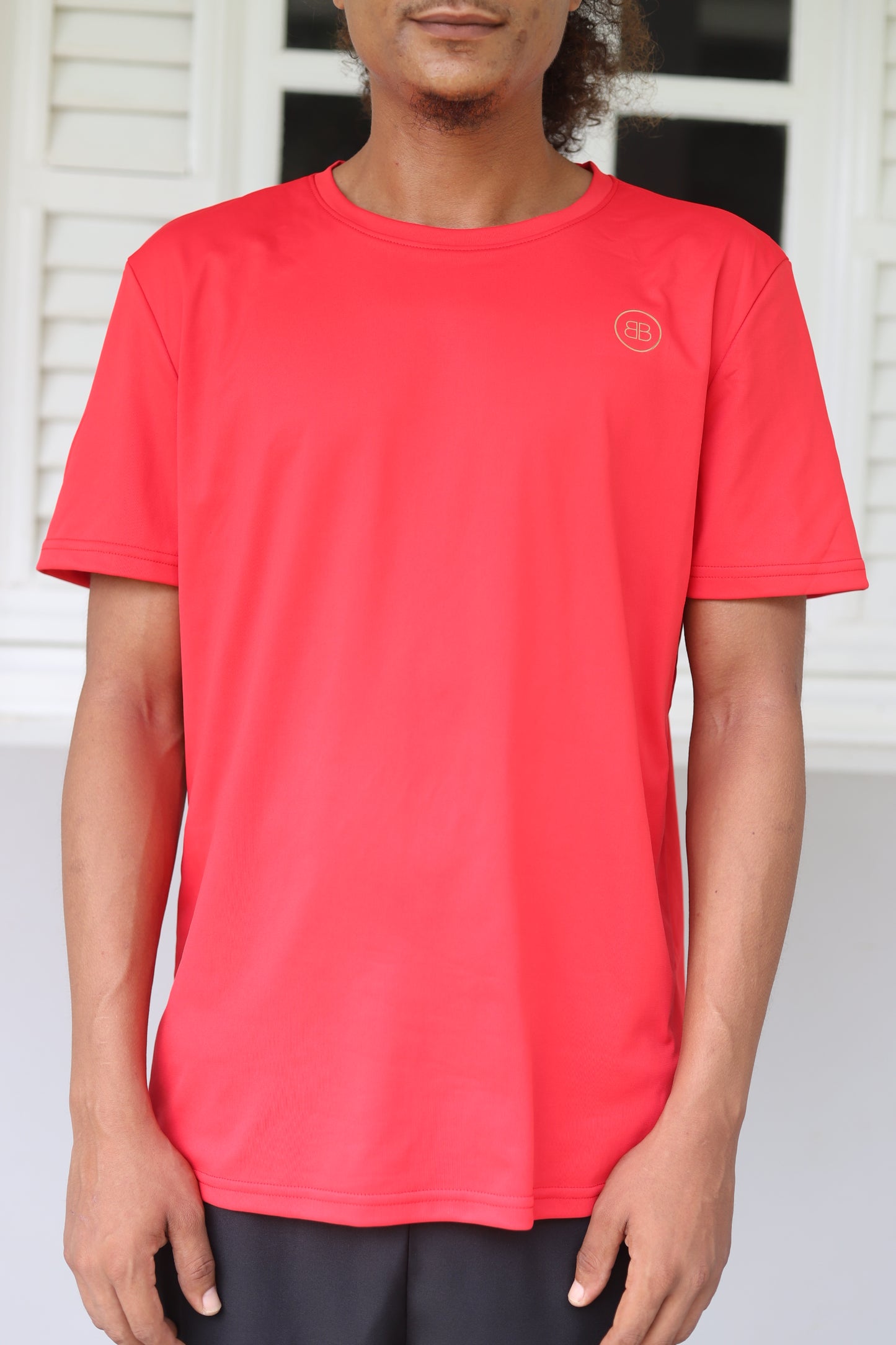 T-shirt Rouge Oversize Homme