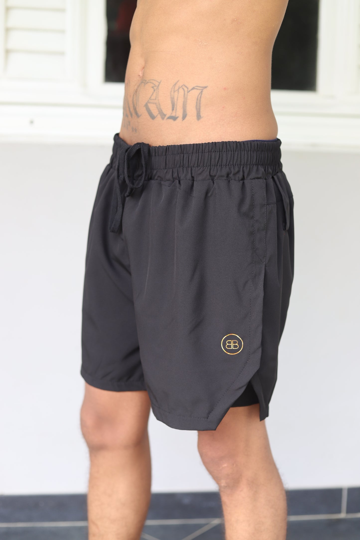 Short Noir de Sport Homme